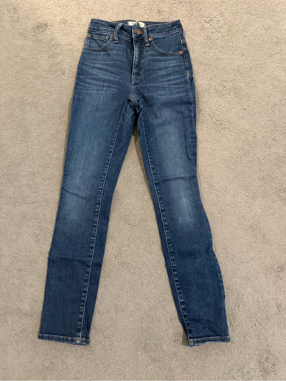 Madewell Dark Blue Skinny Jeans